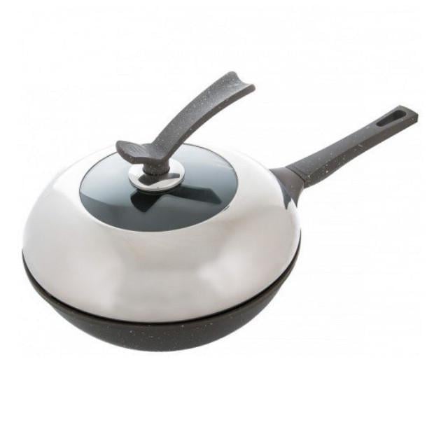 Сковорода Вок Empire-EM7521 алюминиевая 28 см (iz12654)