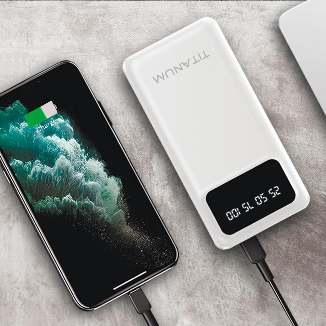 Павербанк TITANUM TPB-OL22 білий 20000mAh