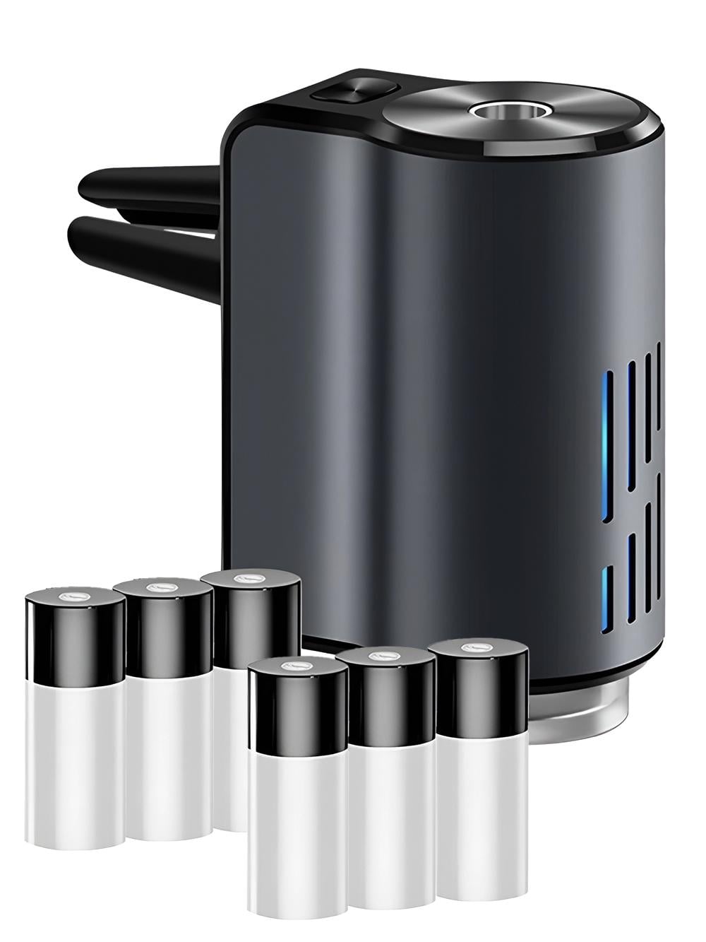 Ароматизатор для авто JoyPro Car Diffuser 6 ароматов автоматический от вибраций алюминиевый Черный (f8dca2bd)