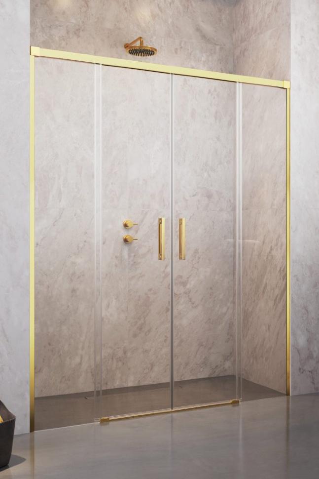 Душевая кабина Radaway Idea DWD 180x200,5 см Стекло прозрачное/Gold (387128-09-01)