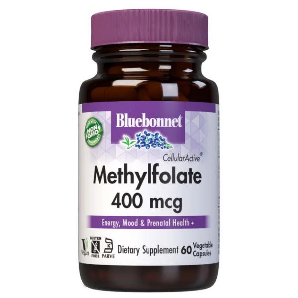 Фолиевая кислота Bluebonnet Nutrition Cellular Active Methylfolate 400 мкг 60 вег. капс. (000024839)
