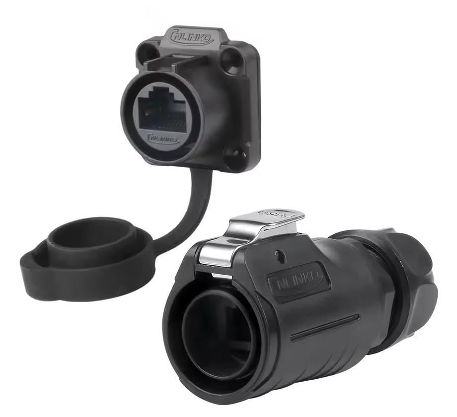 Разъем сетевой герметичный CNLINKO RJ45 розетка LP-20-J и штекер LP-20-C CAT.6 IP68 (2678556564) Разъем сетевой герметичный CNLINKO RJ45 розетка LP-20-J и штекер LP-20-C CAT.6 IP68 (2678556564)