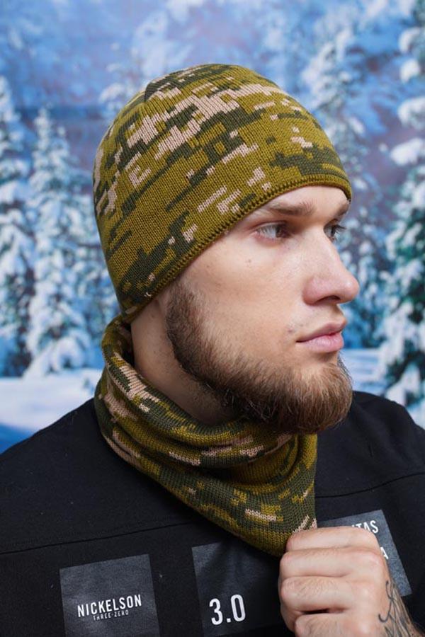 Комплект чоловічий Braxton Піксель III 7214/7213-77 Оливковий/Бежевий/Хакі (2355631917)