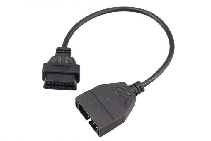 Діагностичний перехідник Autocom GM12 OBD-1 12 pin-OBD-2 16 pin (22223289) - фото 3