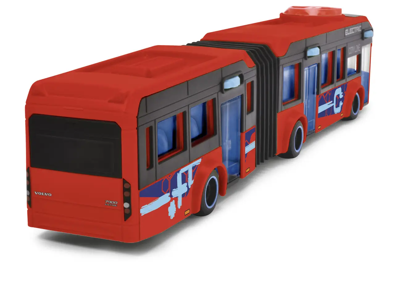 Автобус Dickie Toys Вольво 7900Е 40 см Червоний (3747015) - фото 4