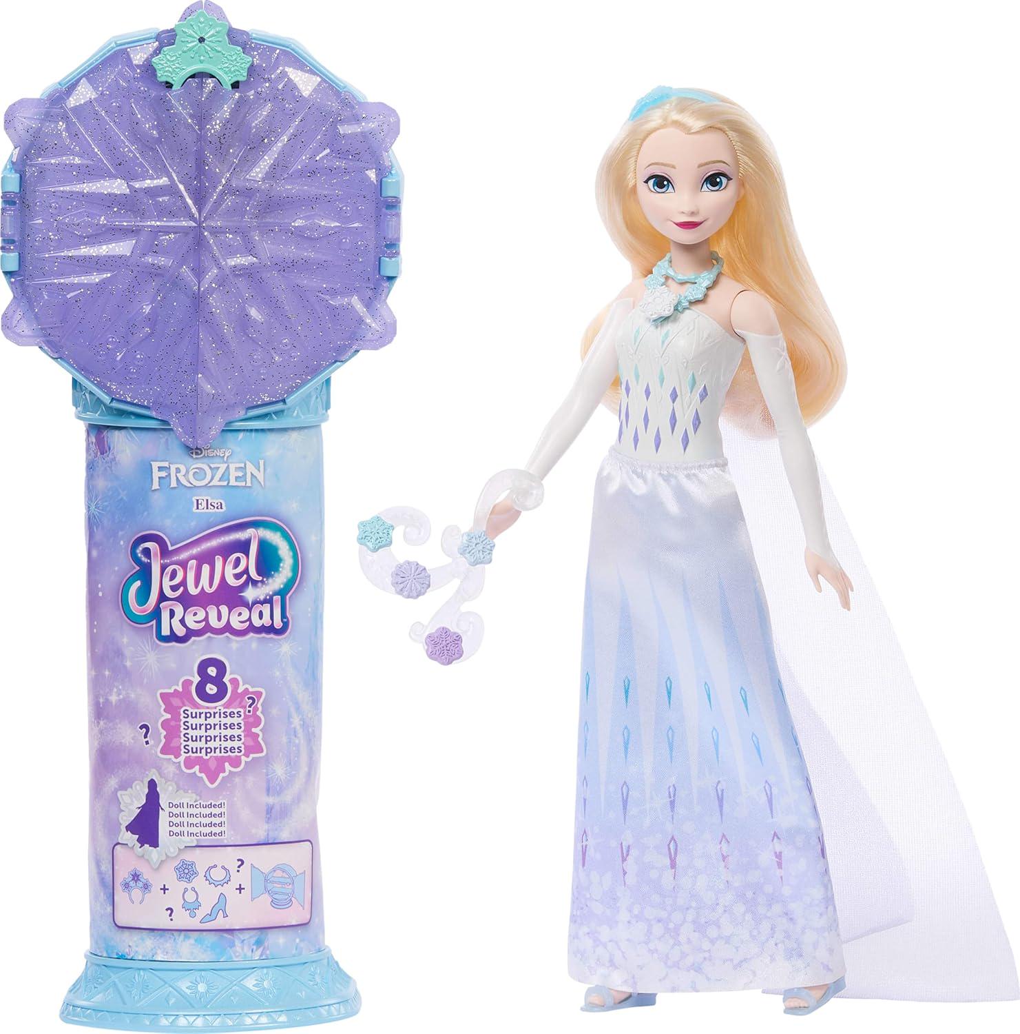 Набор сюрприз с куклой Эльза Disney Frozen Сияние самоцветов (JJY36)
