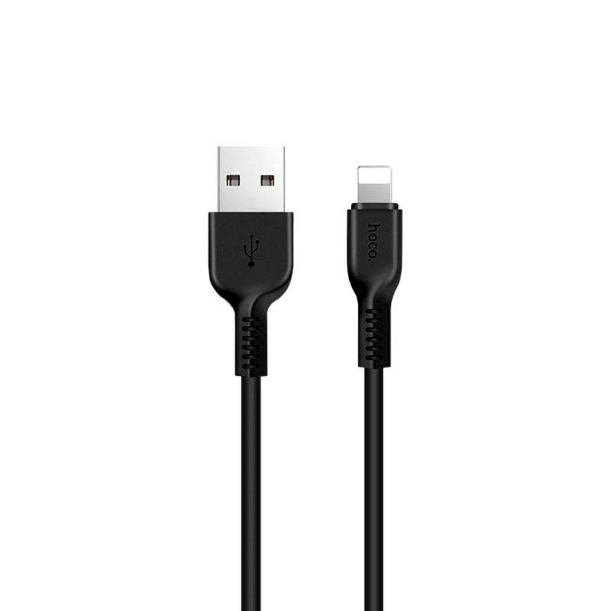 Кабель Hoco X20 Flash USB-Lightning 2.4A 1 м Black (26449550)