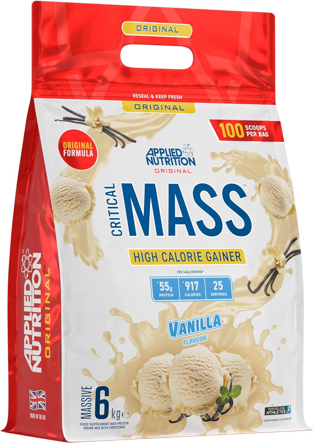 Гейнер Applied Nutrition Critical Mass Weight Gainer Vanilla 6 кг - фото 1