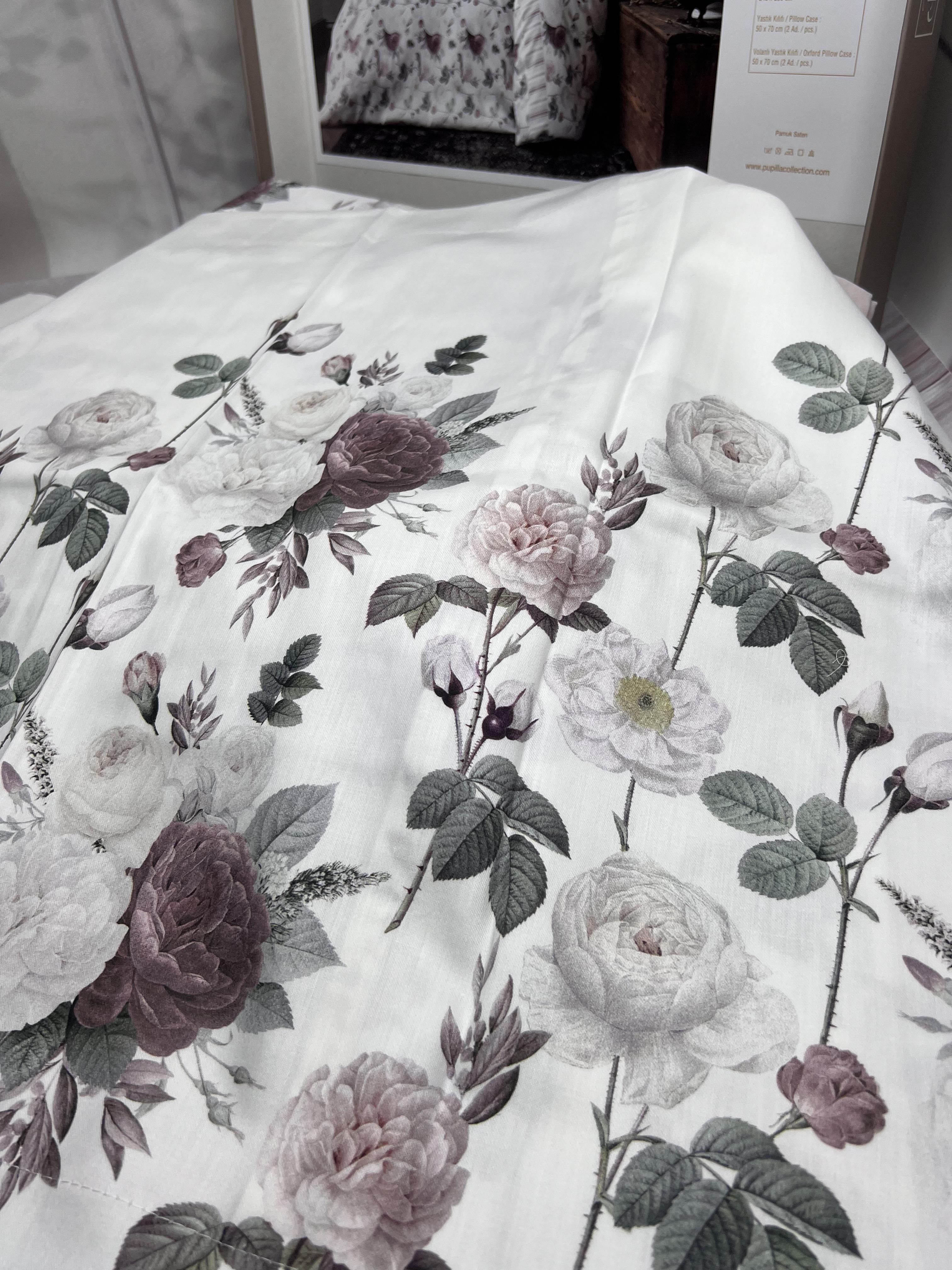 Постільна білизна Pupilla Троянди на білому фоні євро сатин 4 наволочки 50х70 см (2630755288) - фото 8 Постільна білизна Pupilla Троянди на білому фоні євро сатин 4 наволочки 50х70 см (2630755288) - фото 8