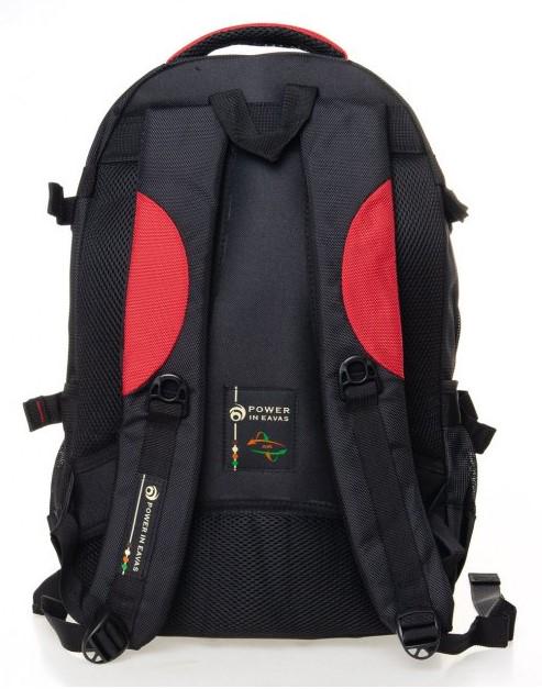 Рюкзак міський Power In Eavas 9607 27л Червоний чорний - фото 2