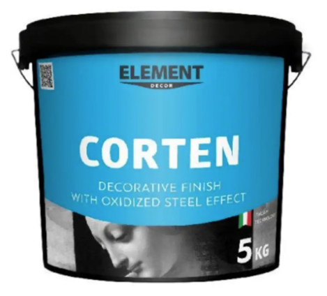 Штукатурка декоративна інтер'єрна для стін Element Decor Corten 5 кг (1781800144)