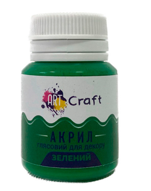 Акриловая краска ART CRAFT 20 мл AG-7553 Зеленый