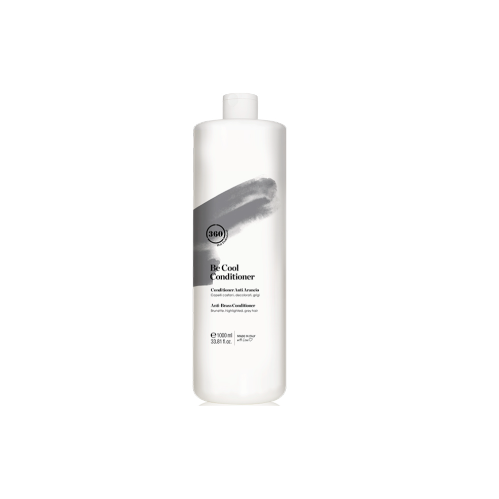 Кондиціонер для тонування темного/освітленого/сивого волосся 360 Be Cool Conditioner 1000 мл Кондиціонер для тонування темного/освітленого/сивого волосся 360 Be Cool Conditioner 1000 мл