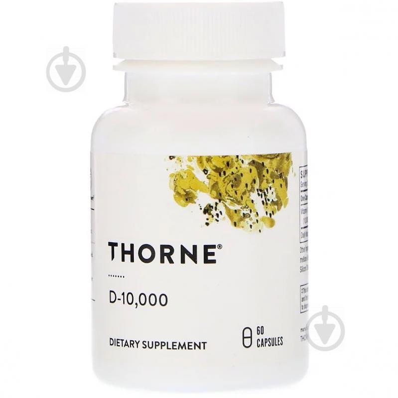 Витамин D3 Thorne Research 10 000МЕ 60 капсул (THR14801)