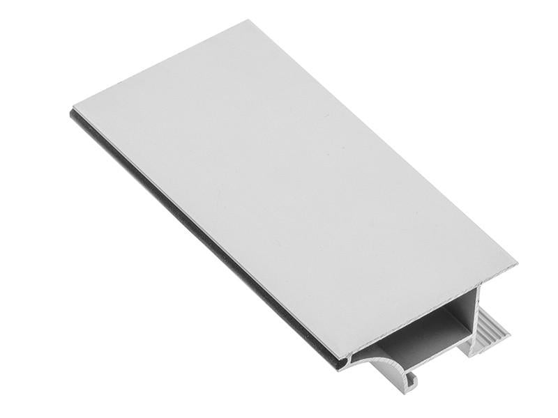 Профиль алюминиевый анодированный GTV для торца полки 3 м Белый (5060)