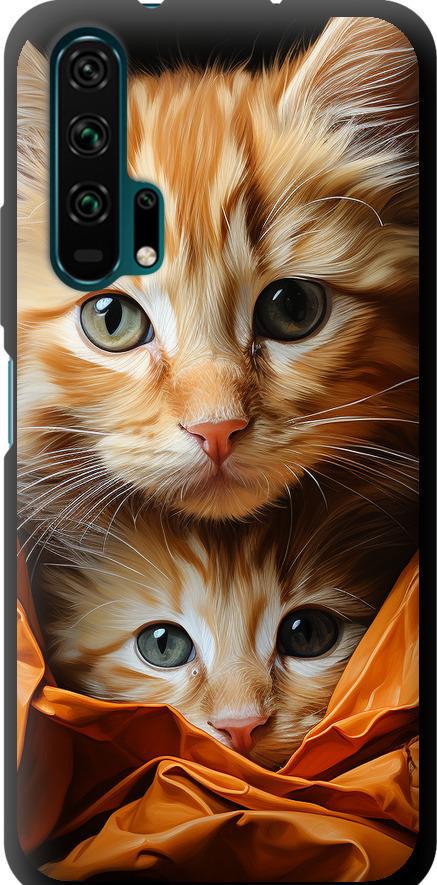 Чехол на Huawei Honor 20 Pro Котики 2 (5664b-1702-42517) Чехол на Huawei Honor 20 Pro Котики 2 (5664b-1702-42517)