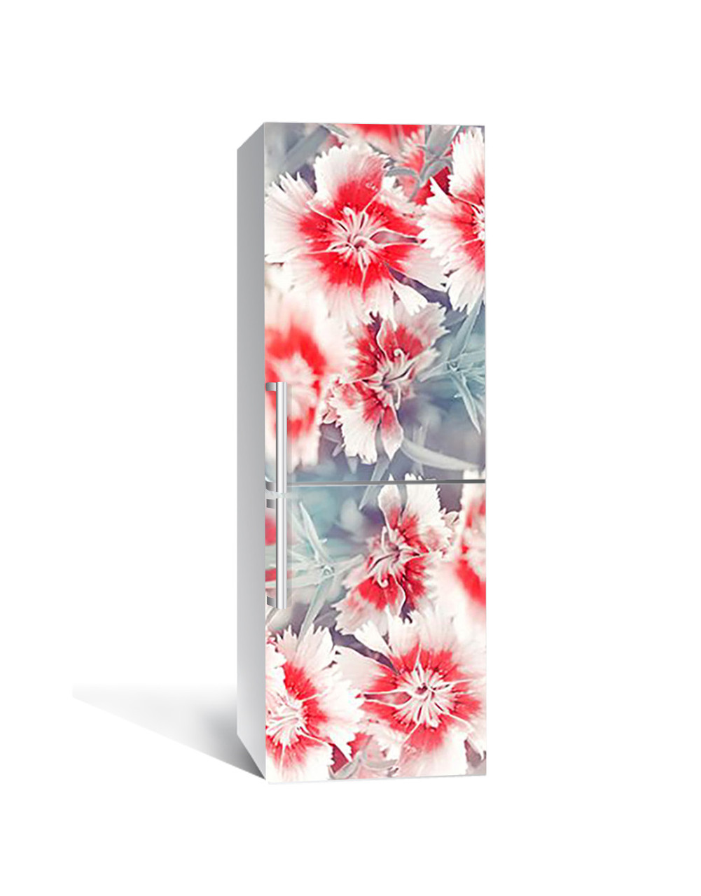 Наклейка 3D на холодильник Zatarga Красные Гвоздики 650х2000 мм (1289776254) Наклейка 3D на холодильник Zatarga Красные Гвоздики 650х2000 мм (1289776254)