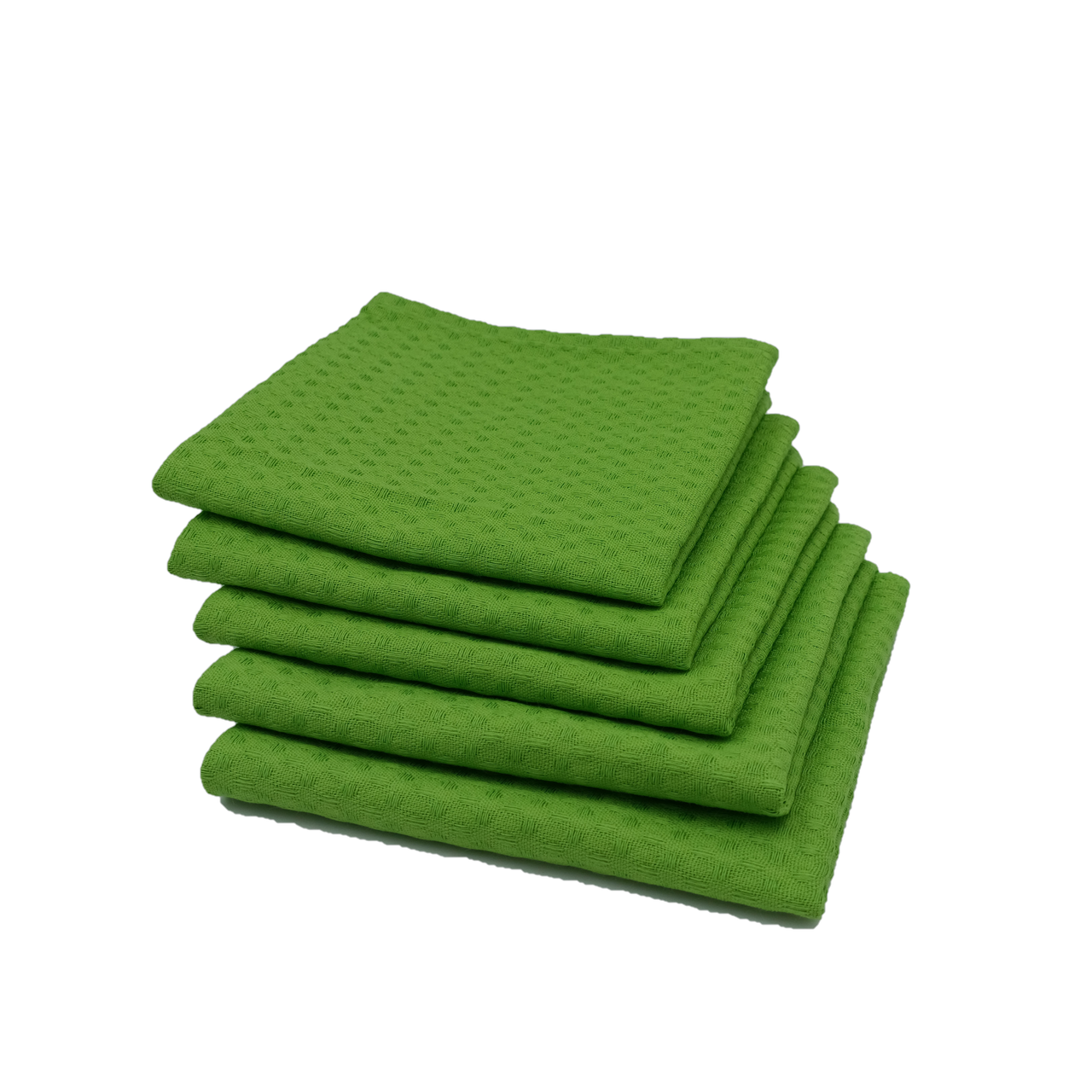 Набор полотенец для кухни SUNROZ 55x25 см 5 шт. Зеленый (LS-019)