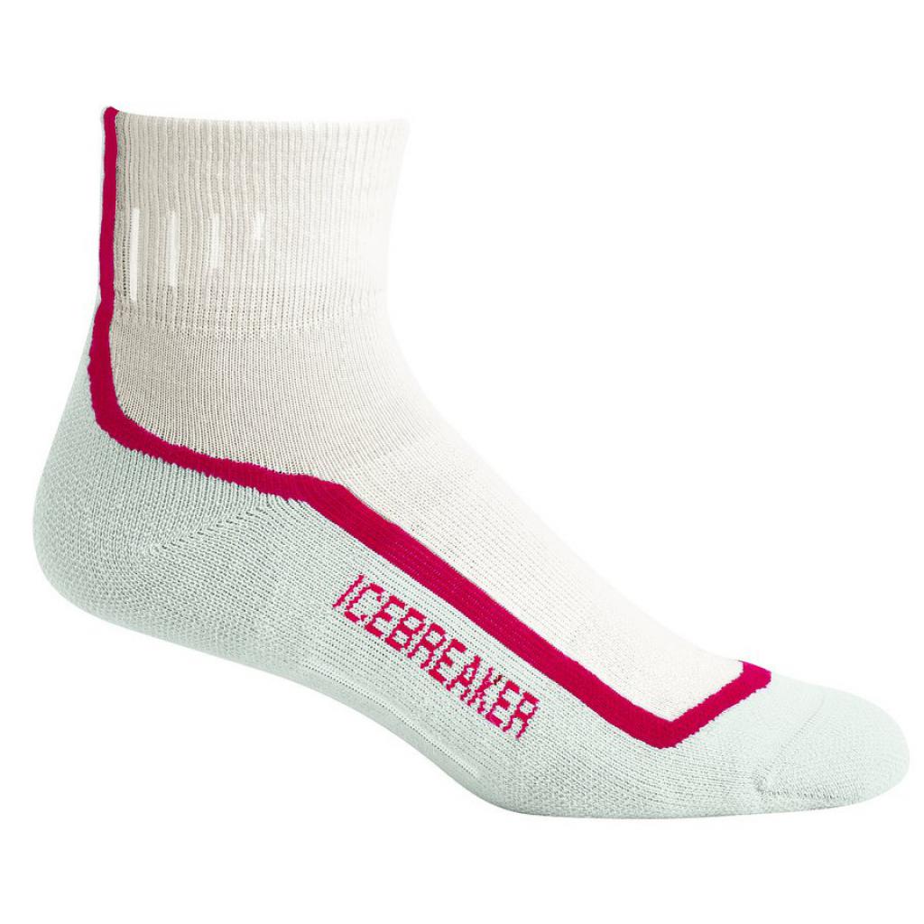 Термоноски Icebreaker GT Run Lite Mini Woman S White/lobster/White (IBN 770 B12 S)