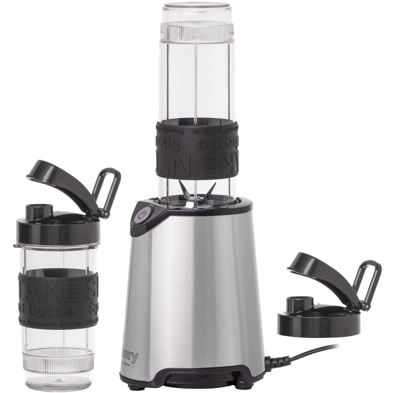 Блендер-шейкер стаціонарний Camry CR 4069 Inox 500 Вт 2 пляшки (2964014325)