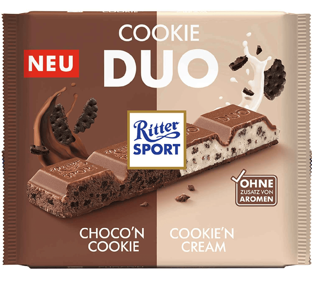 Шоколад Ritter Sport Duo Choco Cookie & Cookie Cream 218 г (2847373080) Шоколад Ritter Sport Duo Choco Cookie & Cookie Cream 218 г (2847373080)