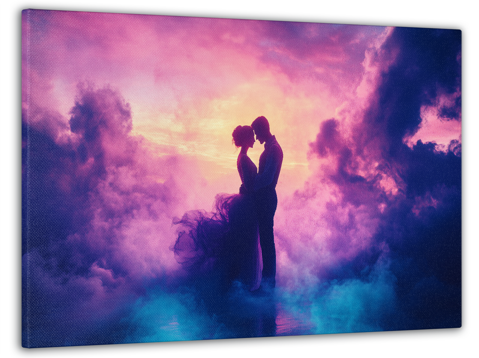 Картина на полотні Mako кохання в багряних сутінках 60x100 см MK10597