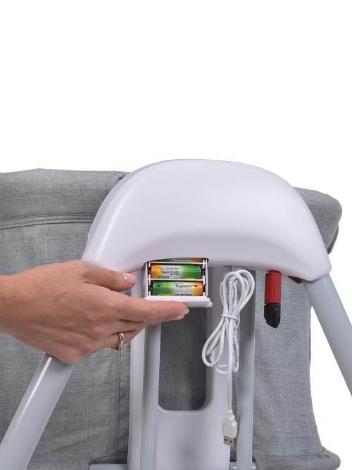 Детская кроватка-люлька Mastela 3в1 приставная Серый (8901) - фото 8 Детская кроватка-люлька Mastela 3в1 приставная Серый (8901) - фото 8