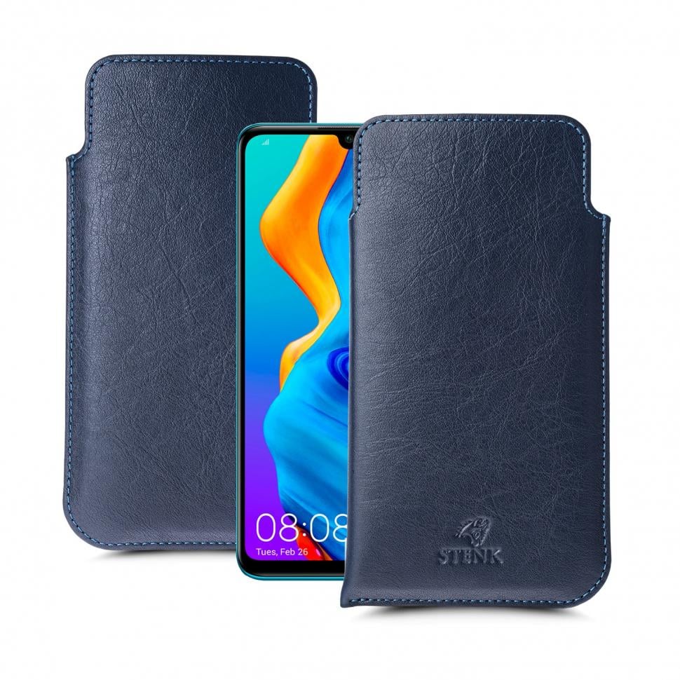 Футляр Stenk Elegance для Huawei P30 Lite Синий (63309)