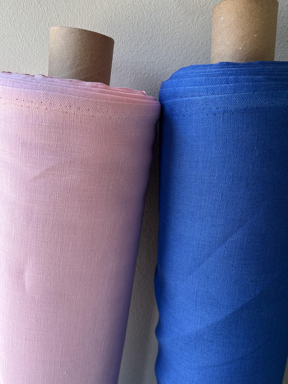 Ткань LINEN PLUS 100% лен 143 см 1402 PINK Нежно-розовый - фото 9 Ткань LINEN PLUS 100% лен 143 см 1402 PINK Нежно-розовый - фото 9