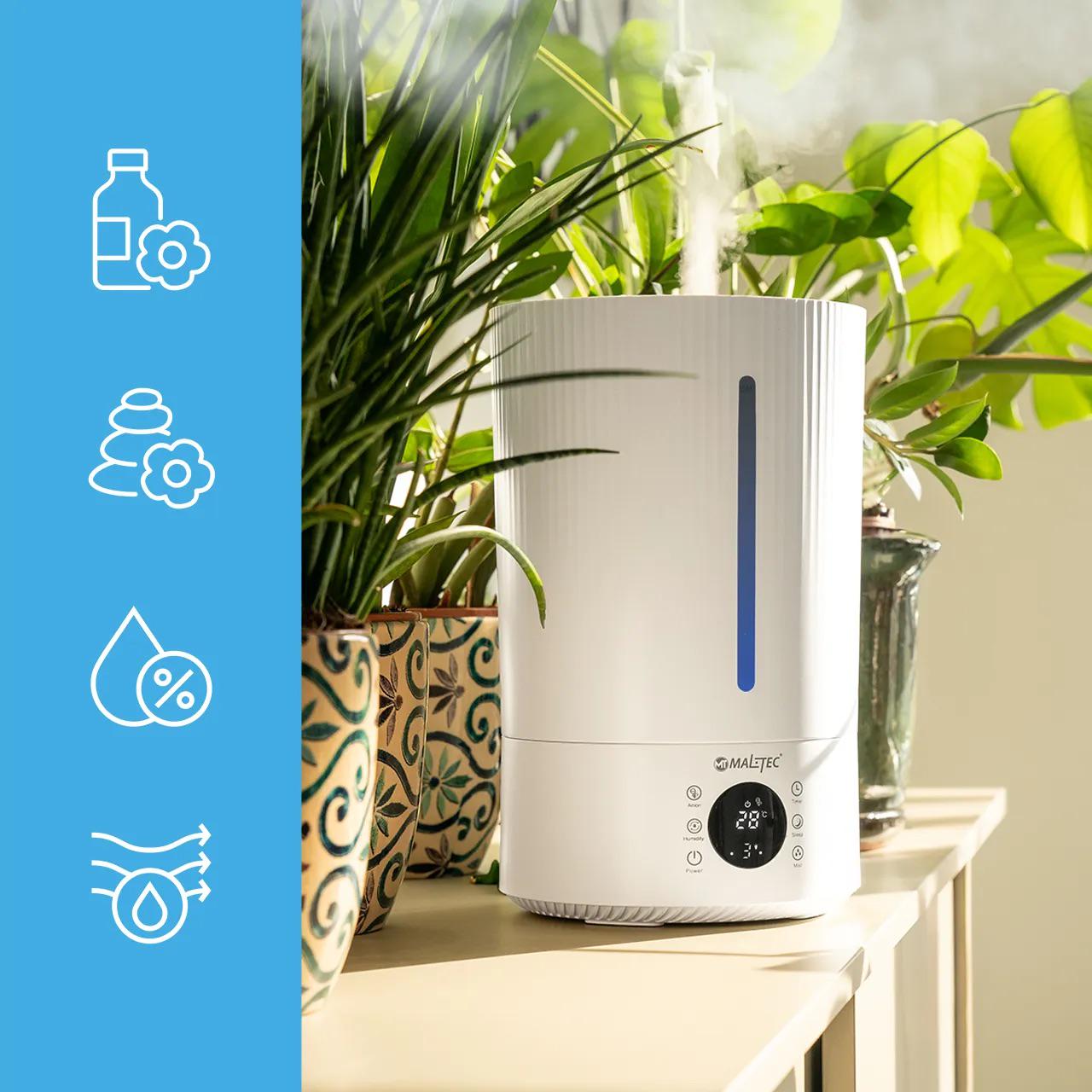 Ультразвуковий зволожувач повітря Maltec з ароматизацією та очисткою повітря 25 Вт 5 л (WT-5000) - фото 9