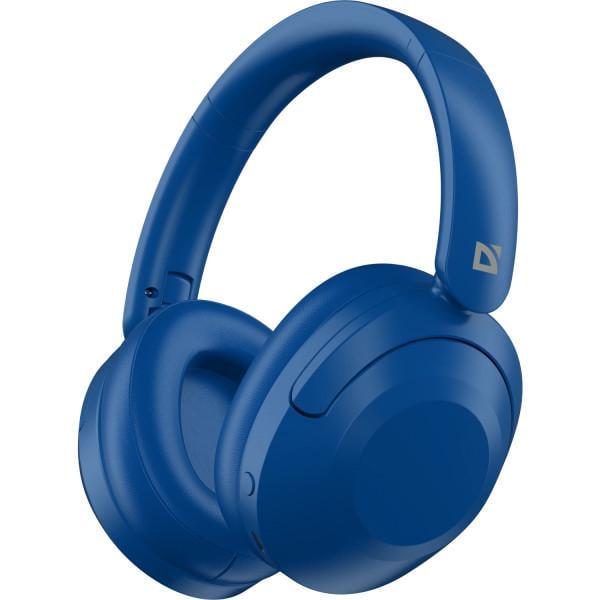Наушники Defender FreeMotion B490 Bluetooth 3,5мм/USB-C с микрофоном Blue (63491)