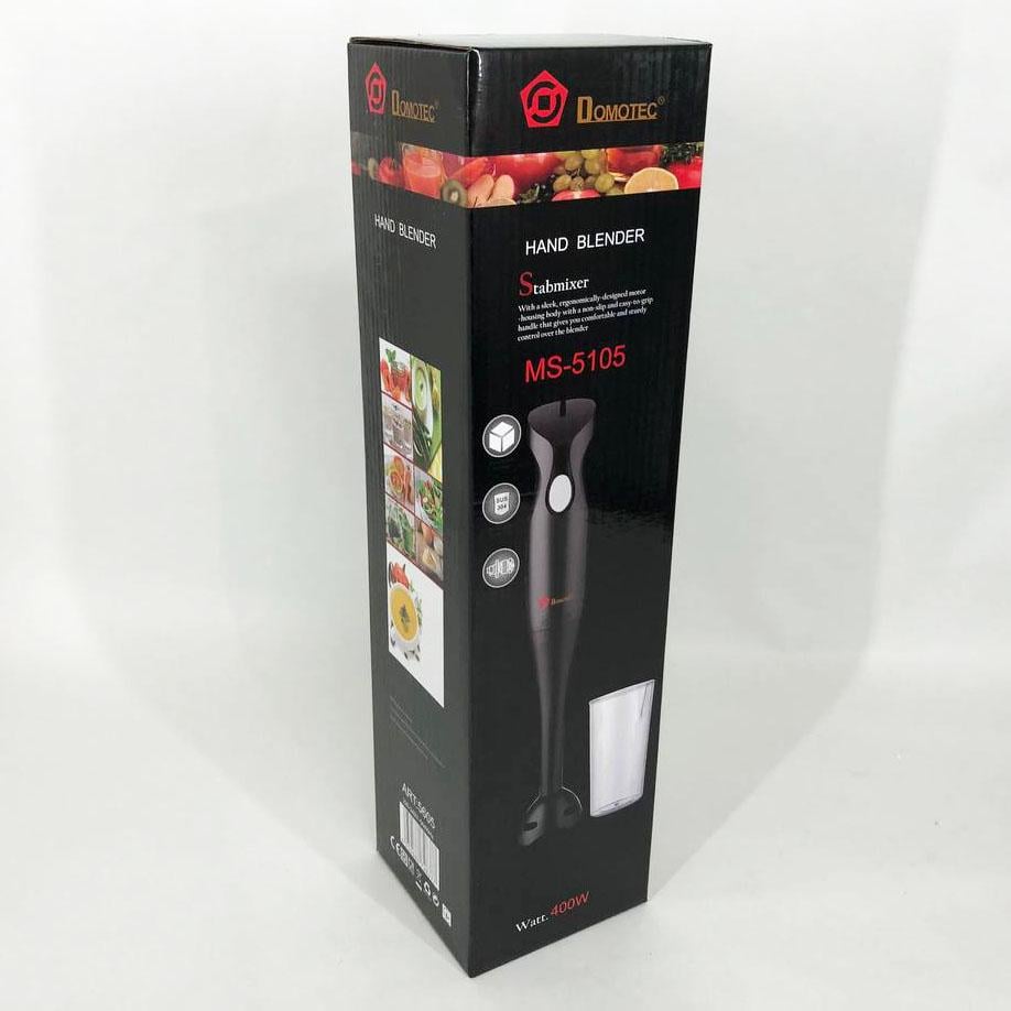 Блендер DOMOTEC занурювальний 400 Вт пластик/стакан (MS-5105) - фото 16