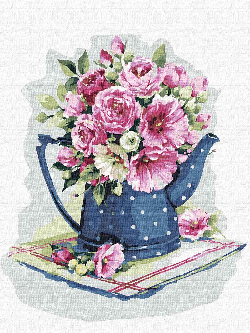 Картина по номерам Идейка Завораживающий букет 30x40 см (KHO3166)