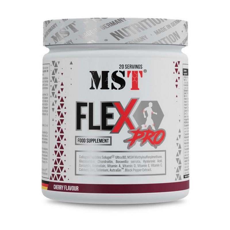 Хондропротектор MST FleX Pro глюкозамин хондроитин и MSM 300 г Манго-маракуя