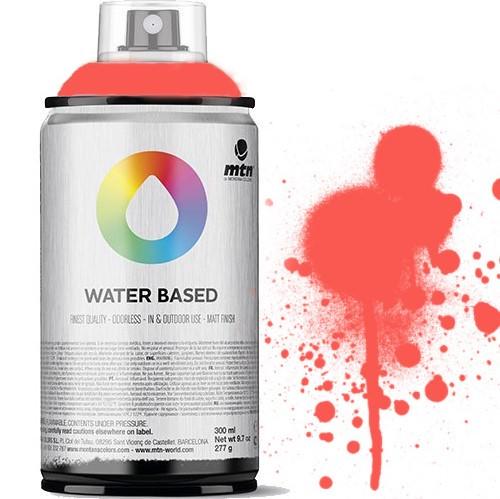 Аэрозольная краска эмаль флуоресцентная Montana Colors WB-602 300 мл Красный