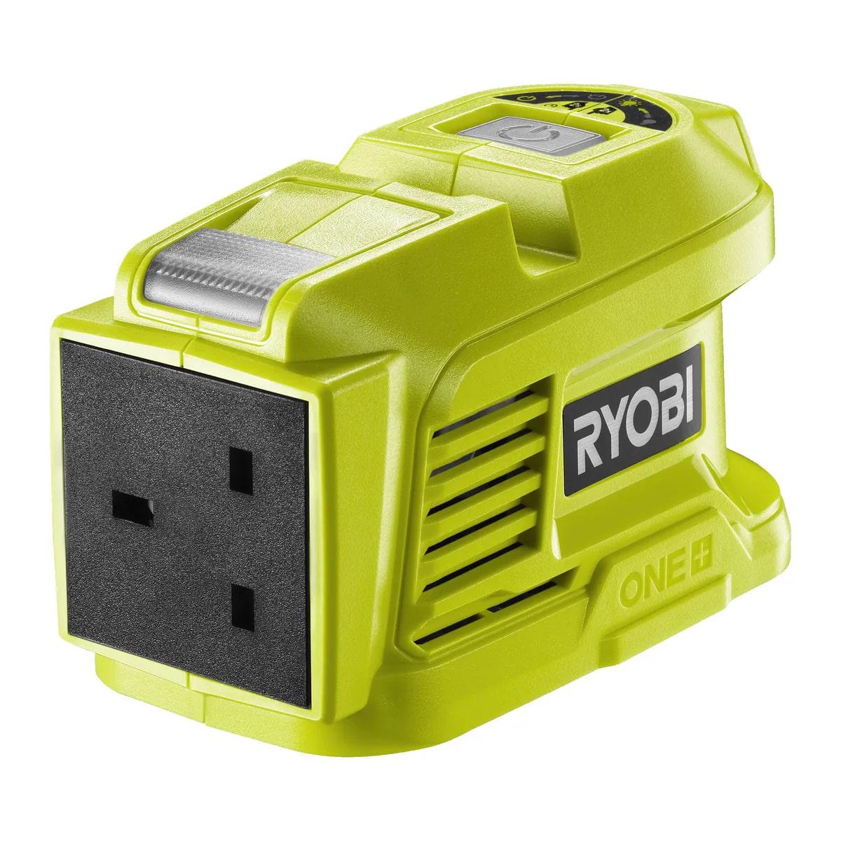 Інвертор напруги акумуляторний RYOBI ONE+ RY18BI150A-0 220 V 150 Вт/300 Вт пікова без АКБ та ЗУ