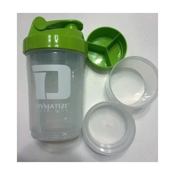 Шейкер Dymatize Smart Shaker 500 мл + 2 Container's Clear Green