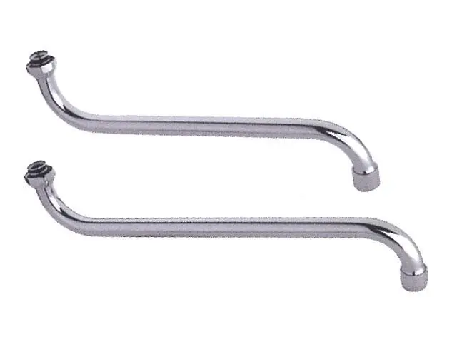 Носик для смесителя Aqua-World S-образный 35 см 3/4 (КСГ203-35)