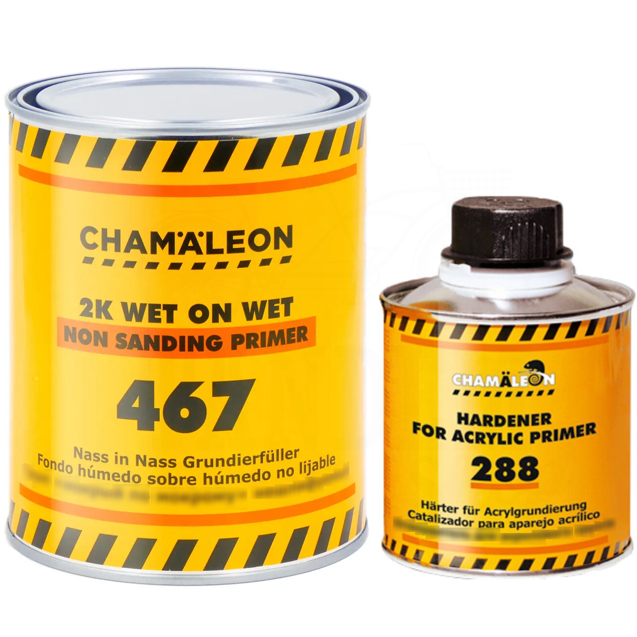 Грунт нешліфований Сhamaleon 467 5:1 2K 1 л та 200 мл Сірий