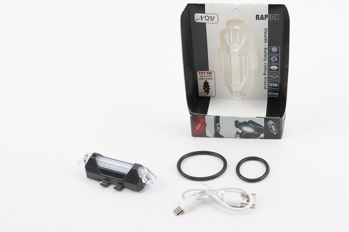 Фонарь передний BS-216/АQY-093 5 диодов 15 lumen Li-ion 3,7V 330 mAh (409342)