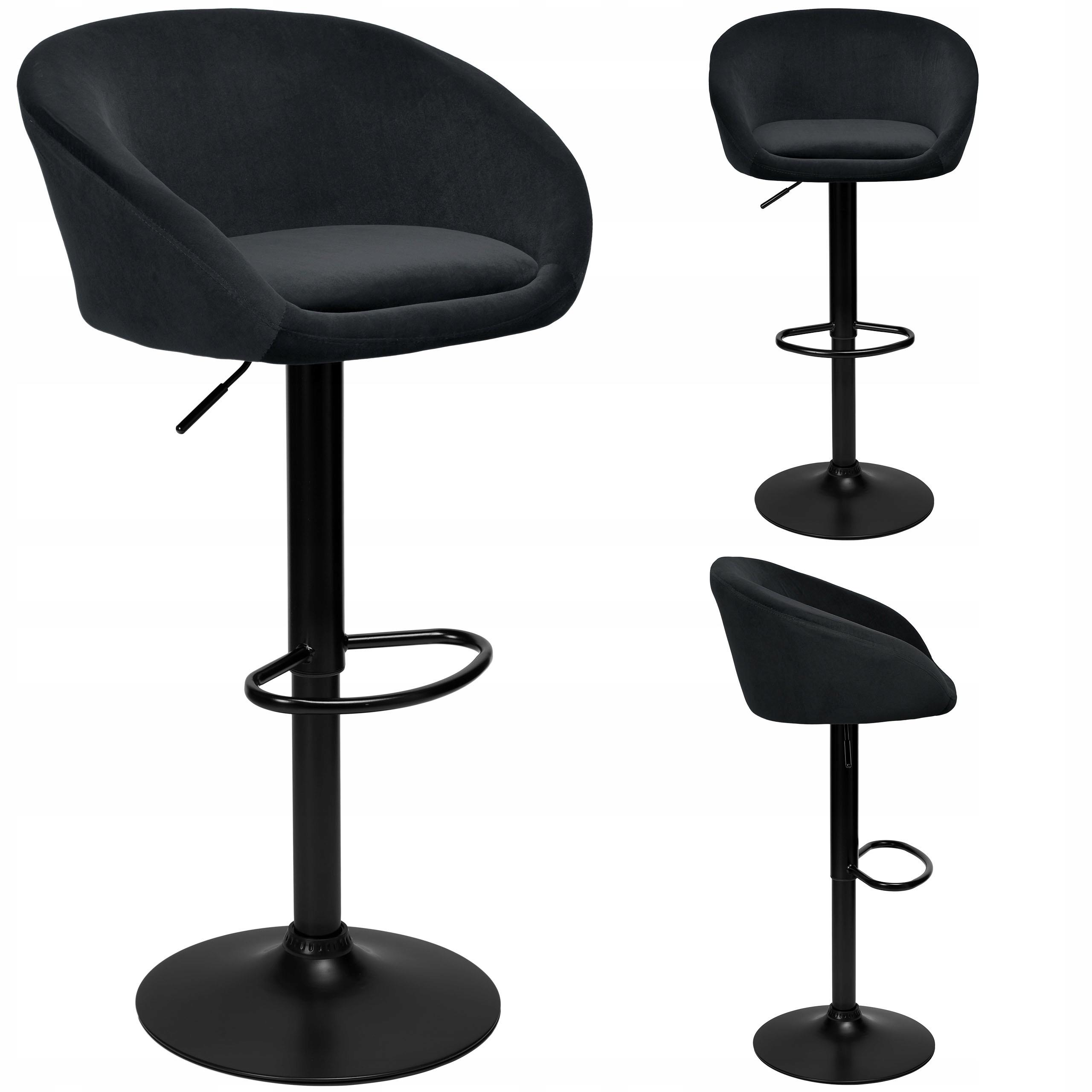 Стул барный хокер Homart Varo Черный (9899) - фото 3 Стул барный хокер Homart Varo Черный (9899) - фото 3