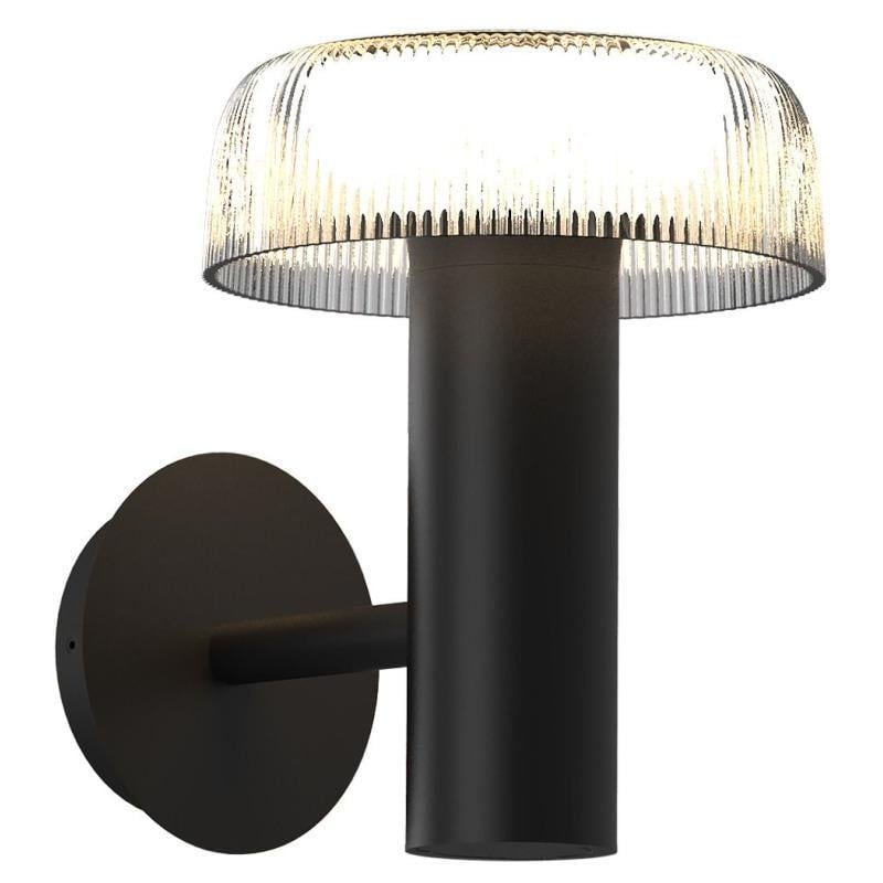 Лампа настенная Zuma Line на солнечной батарее LED 2,5W 2000 mAh IP44 Черный (36563363)