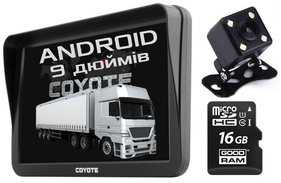 GPS навігатор Coyote 1050 Master PRO Ram 1 Gb ROM 16 Gb на Android для вантажівок з камерою заднього виду та MicroSD 16 Gb - фото 4