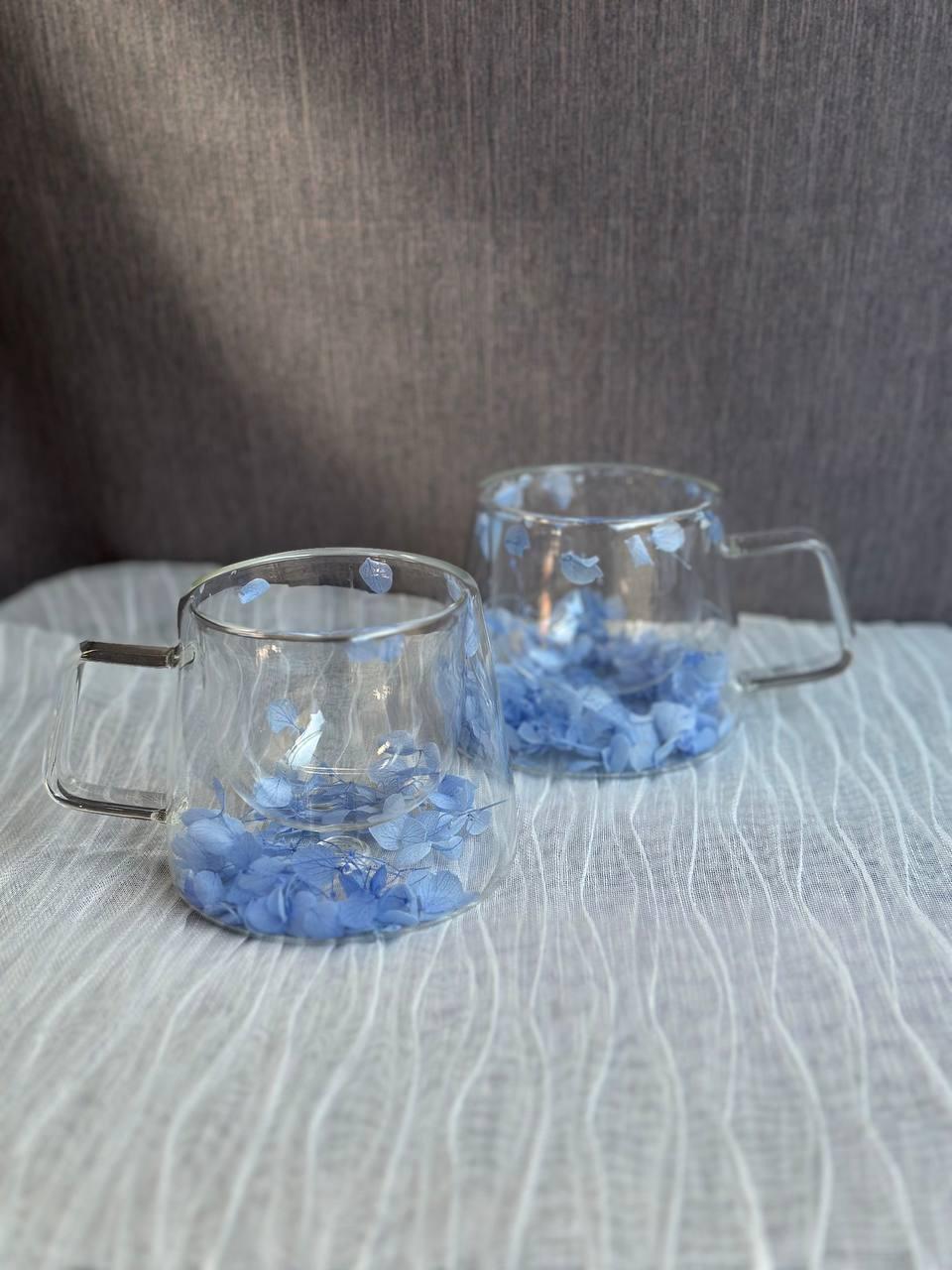 Набір чашок Vittora з подвійним дном 200 мл 2 шт. Квіткова блакить (VT-5311-200) - фото 1 Набір чашок Vittora з подвійним дном 200 мл 2 шт. Квіткова блакить (VT-5311-200) - фото 1