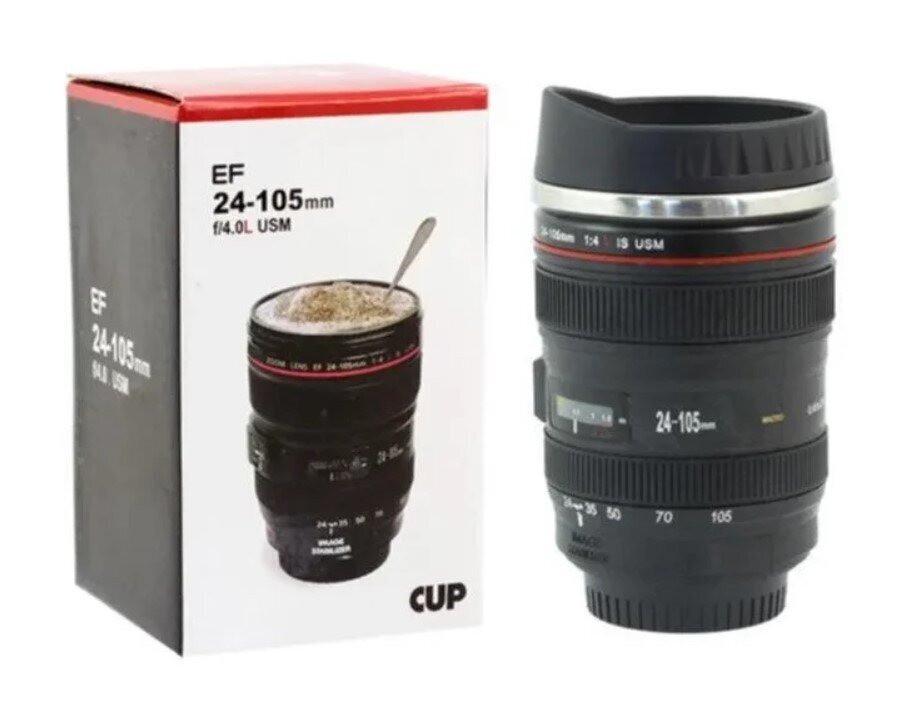 Термокухоль Об'єктив 300 мл Чорний (17945102) - фото 2