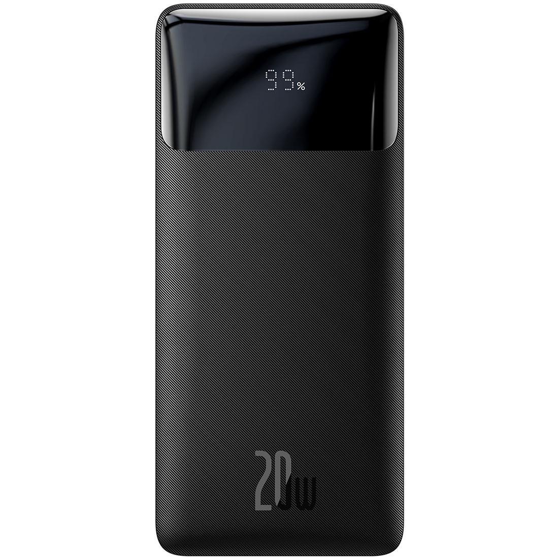 Внешний аккумулятор, павербанк Baseus Bipow Digital Display 30000mAh 20W, Black (PPDML-N01)