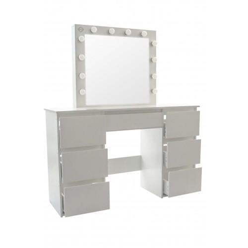 Туалетный столик с подсветкой Bonro-B072 Белый