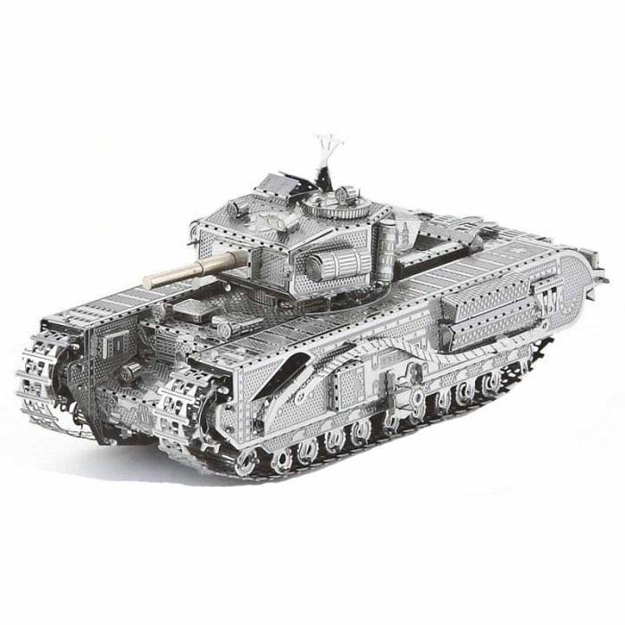 Пазл металлический 3D Churchill Tank (1074F)