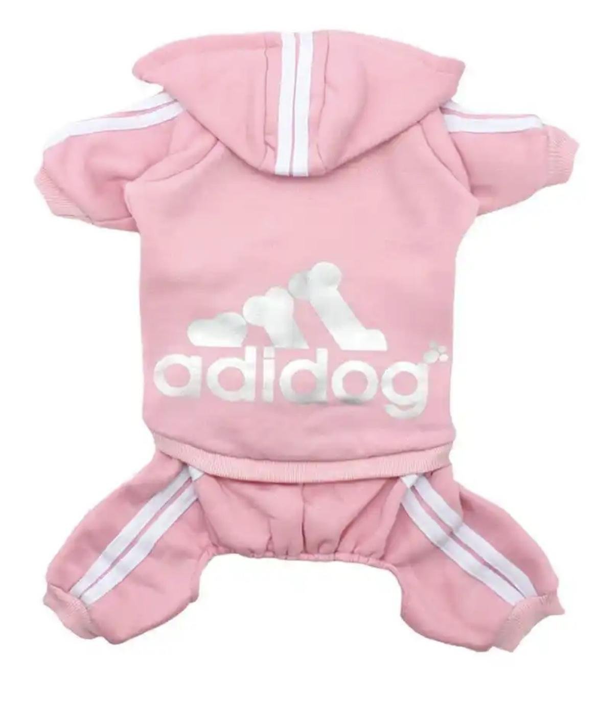 Костюм для собак та котів Adidog S Pink (34732)