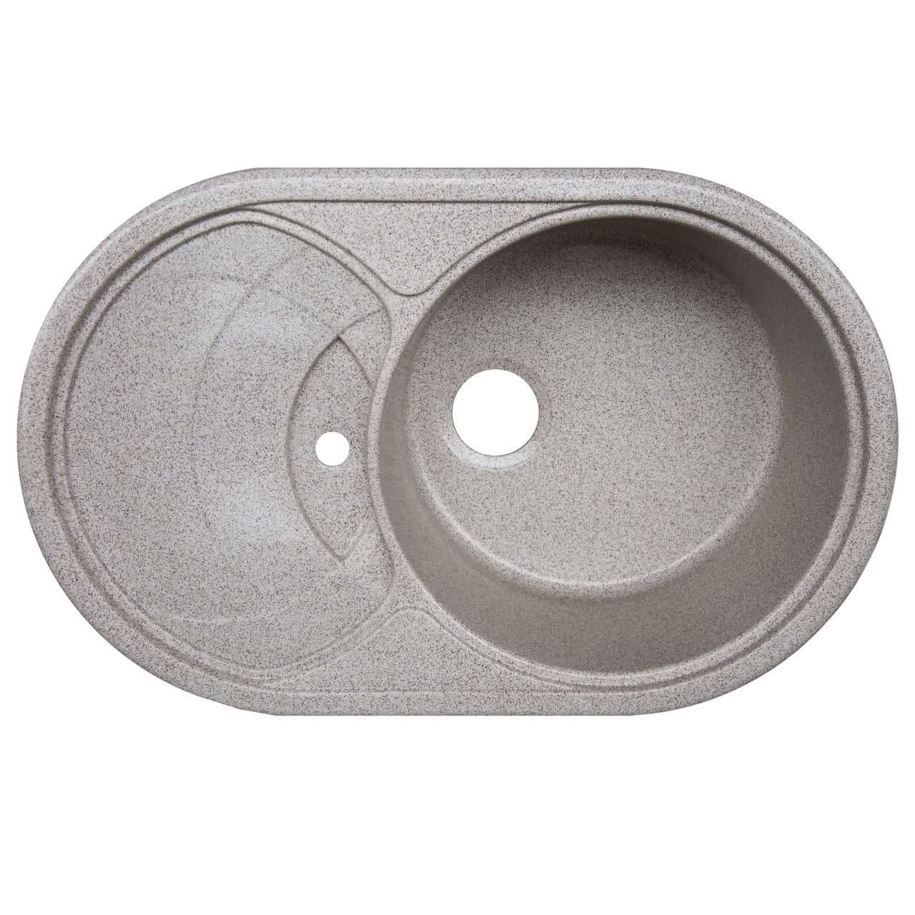 Мийка кухонна Platinum Lira 7750S Білий в руду крапку (19680) Мийка кухонна Platinum Lira 7750S Білий в руду крапку (19680)